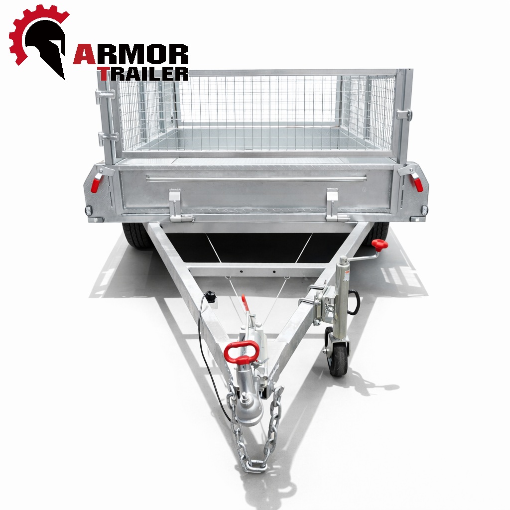 DISCOUNT ( RRP $ 2850 / Now $2500 ) 7x5 Galvanised Trailer Single Axle With Brake  ATM 1400KG ( Model : SD75 )